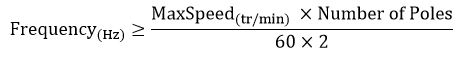 如何為高速主軸應(yīng)用選擇合適的電機/驅(qū)動器 - 最小頻率公式 - 派克自動化EME